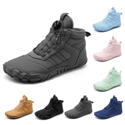 MARKENLOS Herren Winterschuhe Damen Barfußschuhe Jungen Mädchen Gefüttert Winterstiefel