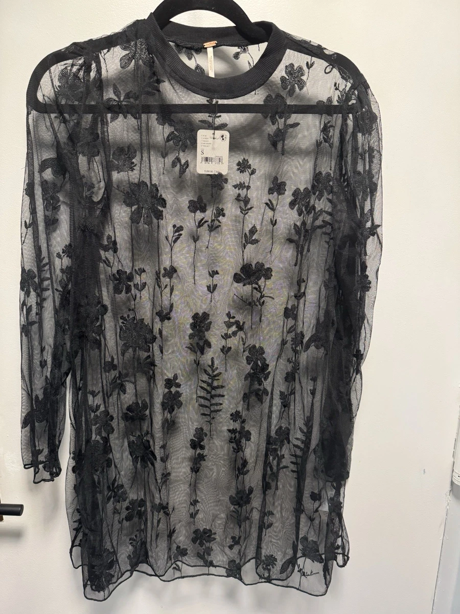 free people black floral dress long sleeve Free People Black Dresses for Women for sale