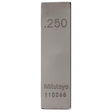 MITUTOYO 611212-531 Gage Block,Rect,Steel,0.250 In,ASME 0 6NRE3