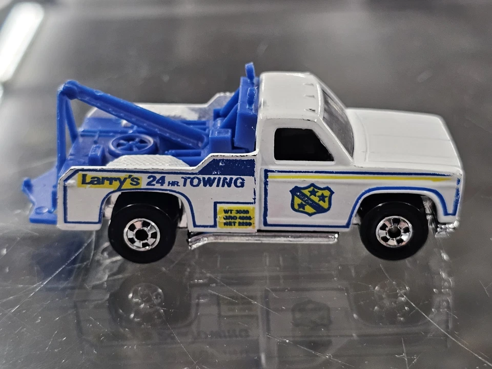 Vintage 1974 Hot Wheels Larry's 24 HR Ramblin' Wrecker Tow Truck BW Hong Kong - Image 2 of 4