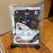 2019 1st Bowman Chrome AARON CIVALE Auto #CPA-AC Rookie RC Rays