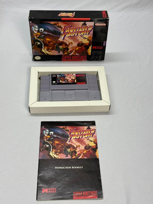 Fighter's History (Super Nintendo SNES) Authentic With Box