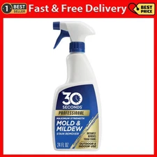 30 Seconds Professional Mold & Mildew Stain Remover Spray for Black Mold