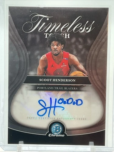 2025 Topps Signature Scoot Henderson Base (RAW)
