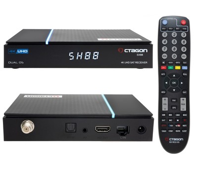 Octagon SX88 V2 4K UHD Sat IP-Receiver Linux E2 + Define OS, DVB-S2, Kartenleser