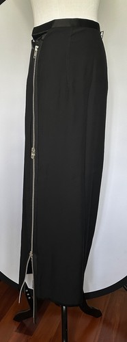 Women's Junya Watanabe Comme Des Garçons Wool Skirt Size S Color Black - Picture 14 of 22