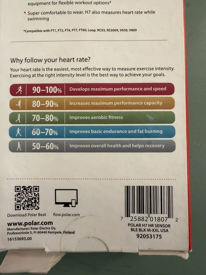 POLAR H7 Heart Rate Bluetooth NEW M-XXL 92053179 / 92053175 - Image 4 of 4