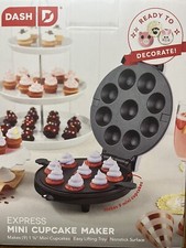 Dash Express Mini Cupcake Maker Hace 9 Cupcakes Plato Antiadherente