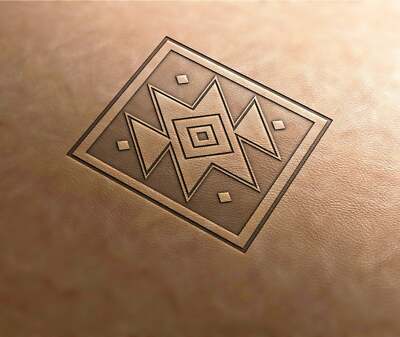 Leather Stamp: Aztec pattern 8 - Delrin Material