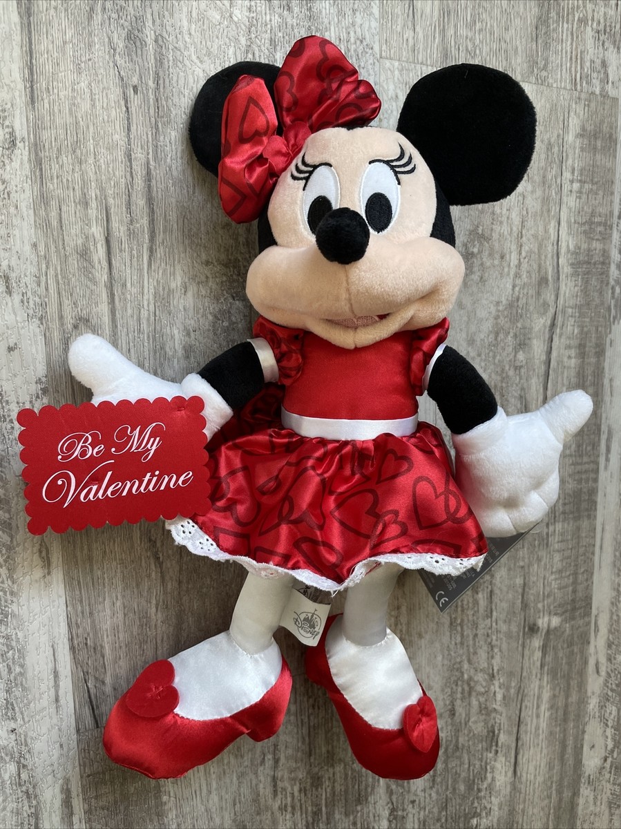Disney Store 2018 Valentine's Day Minnie Mouse Exclusive 12” Plush New W  Tags