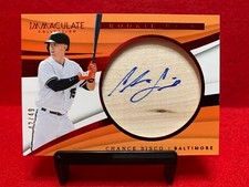 Chance Sisco SP Rookie Bats Auto #/49 ~ 2018 Immaculate Collection ~ Baltimore