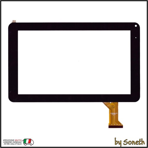 VETRO TOUCH SCREEN PER ANDROID Q88 NERO - Foto 2 di 3