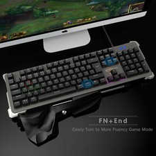 PARATRON Gaming Keyboard LED Backlight Mechanical Wired waterproof N Key Retail 2