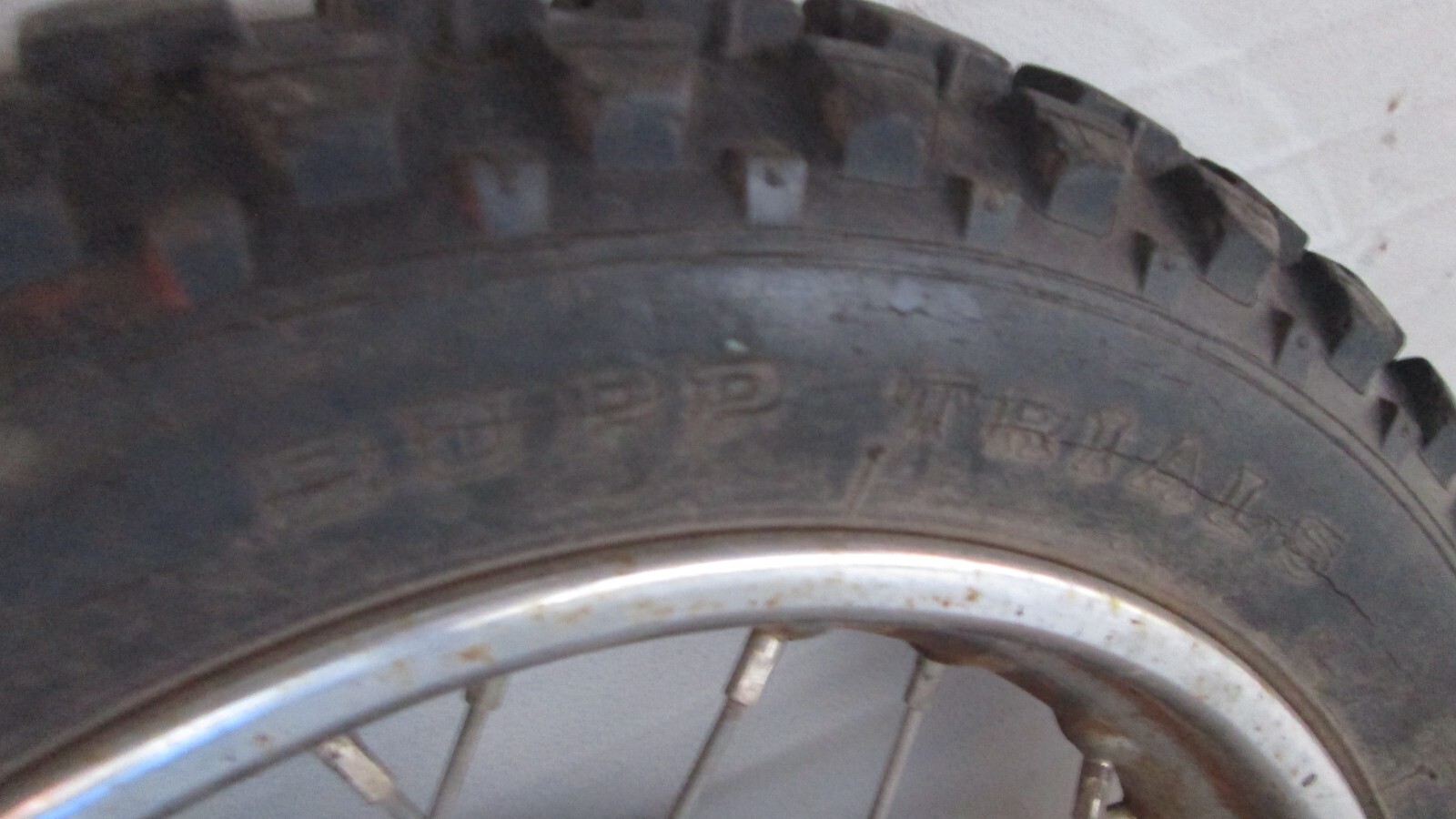 RUPP 19711975 MINIBIKE ROADSTER 12" front wheel/brake 24 spoke Rupp