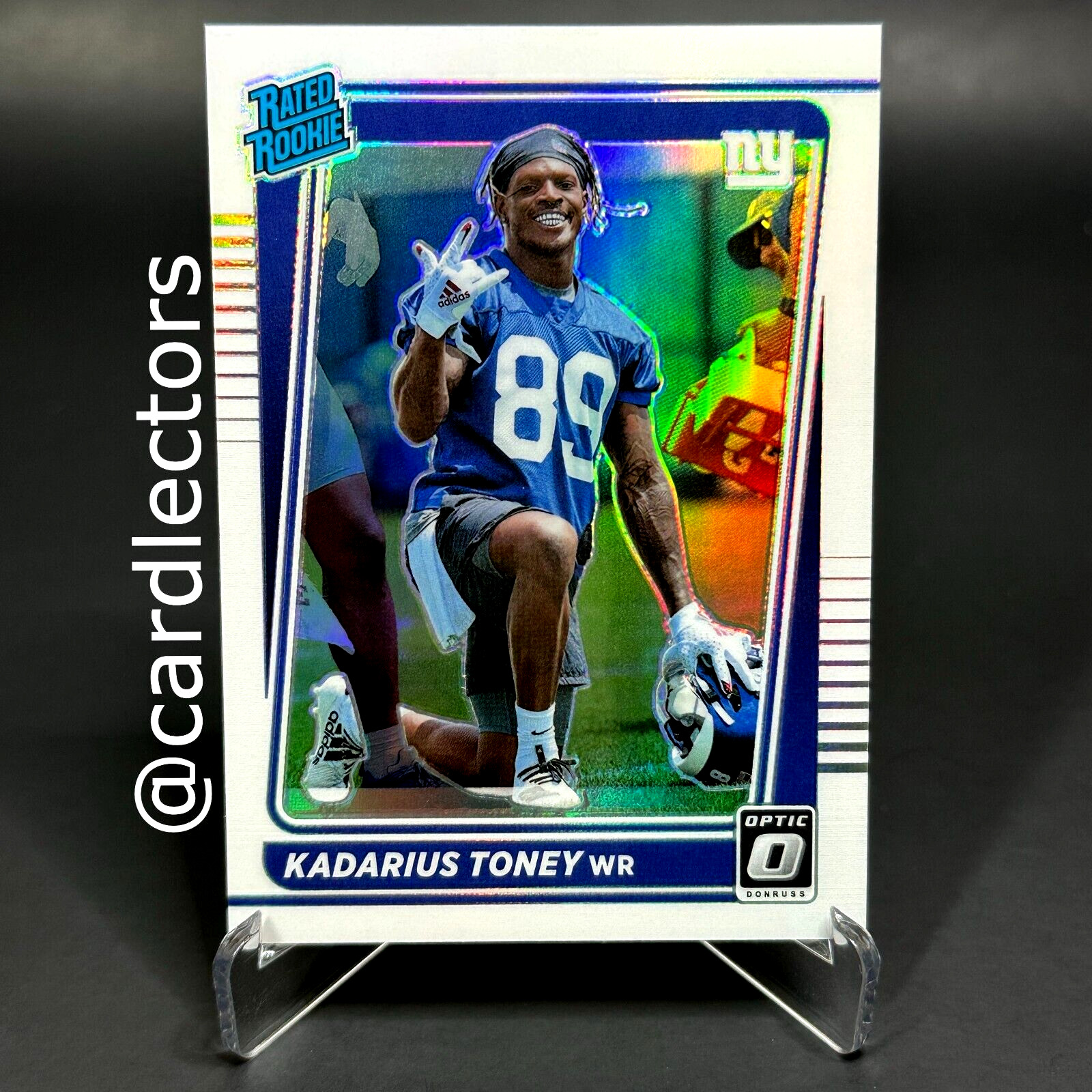 2021 Panini Donruss Optic KADARIUS TONEY #212 Rated Rookie Holo PRIZM Variation