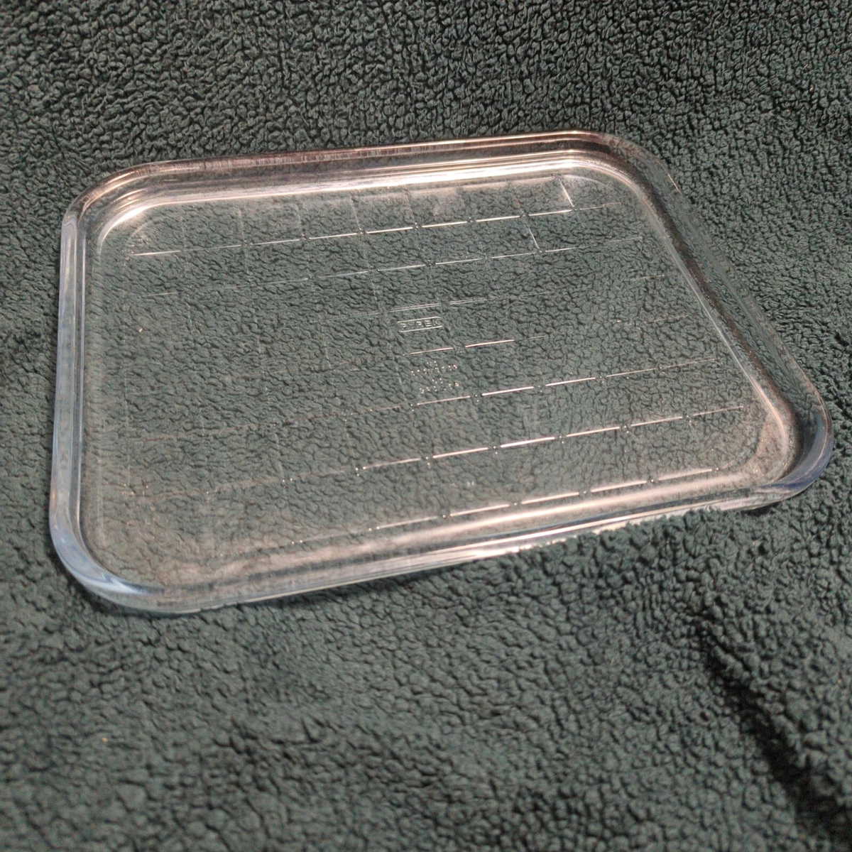 Glass top cookie sheet