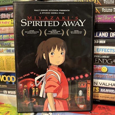 Miyazaki's Spirited Away DVD 2001 Classic Fantasy Adventure Anime Animation