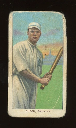 1909 T206 Baseball #60 Al Burch (Batting) PR *e1
