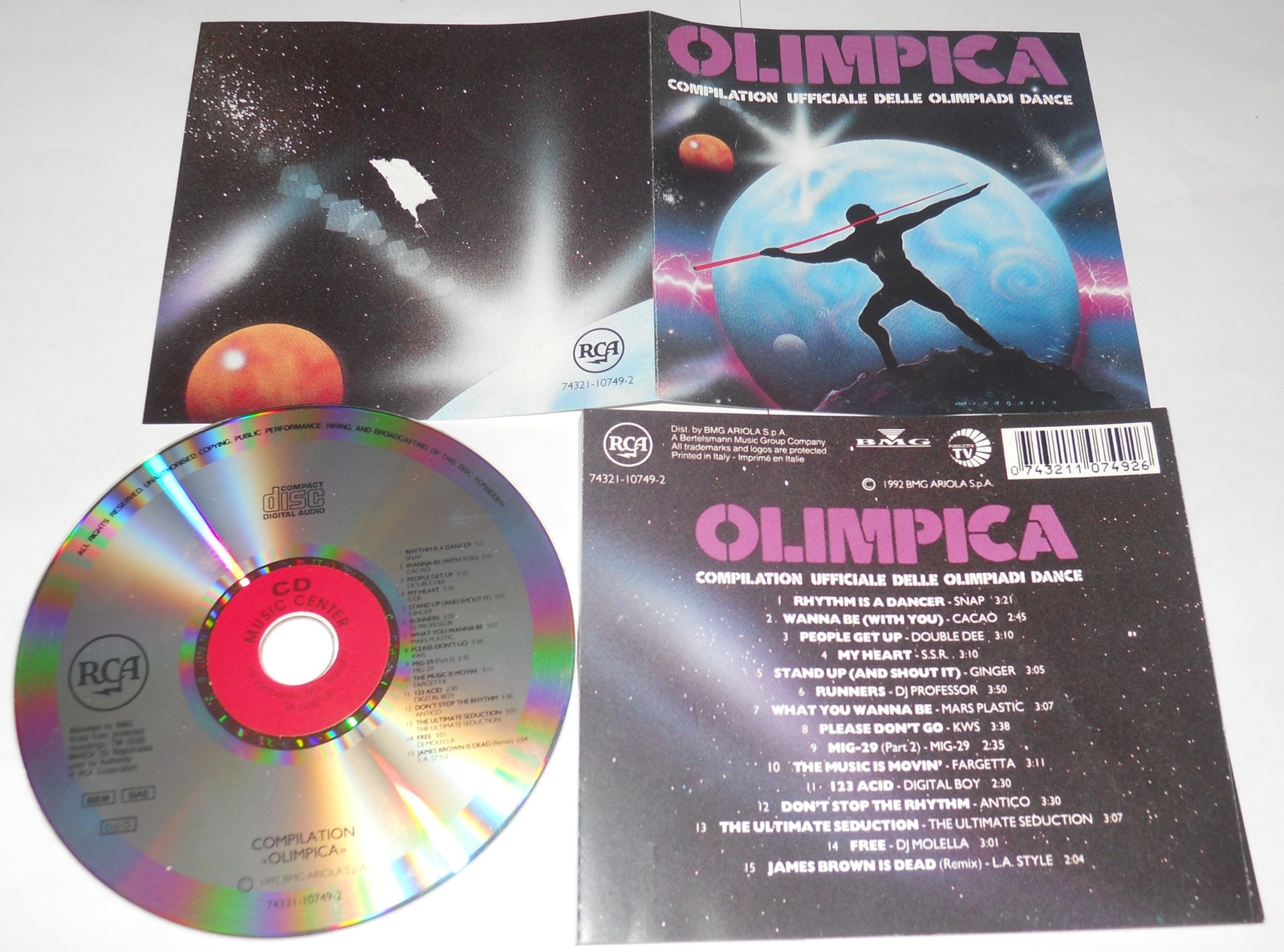 Snap, Cacao, Double Dee, Ginger, Far Olimpica - Compilation ufficiale dell (CD)