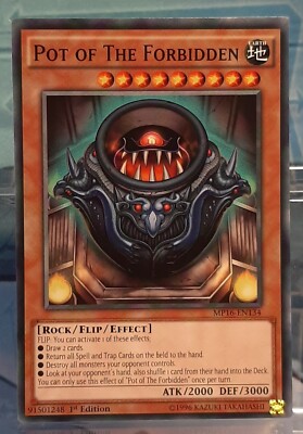 遊戲王 Yugioh - Pot of the Forbidden - MP16-EN134 - 2016 Mega-Tin Mega Pack - EN/NM
