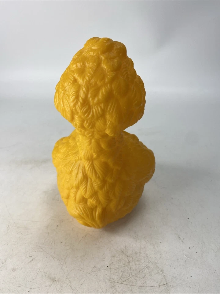 Espejo musical vintage Sesame Street Big Bird juguete 1971 plástico moldeado bebé 8,5" Foto 3 de 4