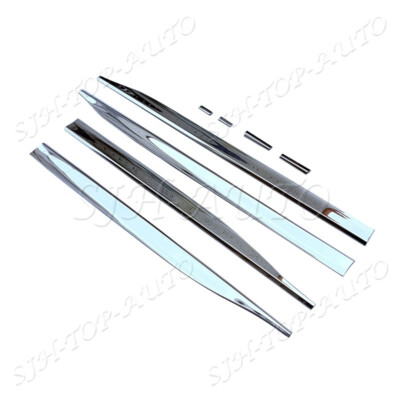 Chrome Steel Door body side trim cover Door trim strip For Lexus