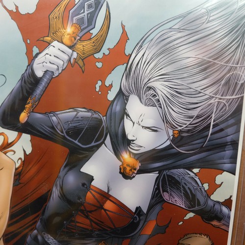 RARE Brian Pulido Medieval Lady Death – Belladonna Poster – Avatar Limited 150 - Picture 2 of 5