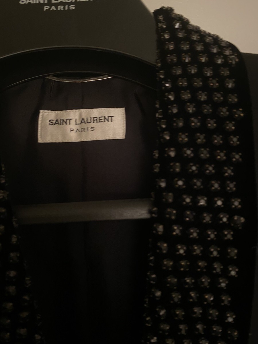 Saint Laurent YSL Suit Jacket Le Smoking Jacket In Black
