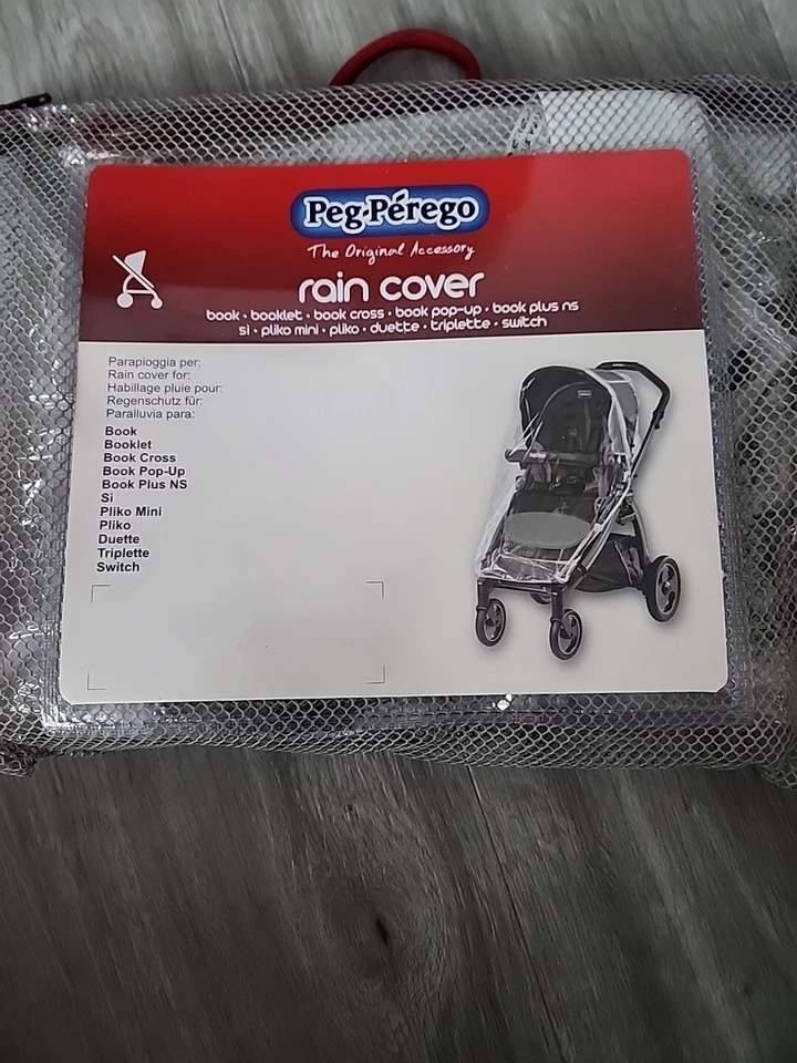 Rain/Wind Cover Weather Shield Protector Zipper for Peg Perego Baby Stroller NEW - Image 2 of 4