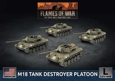 M18 Hellcat 76mm Tank Destroyer Platoon American Flames of War
