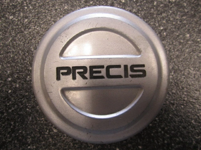 Set of (4)  OEM 1987-1994 13" Mitsubishi Precis Silver Gray Center Caps  65668 - Image 3 of 4
