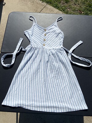 Caution To The Wind White And Blue Dress Size Small , light weight | eBay Caution To The Wind White And Blue Dress Size Small , light weight | eBay