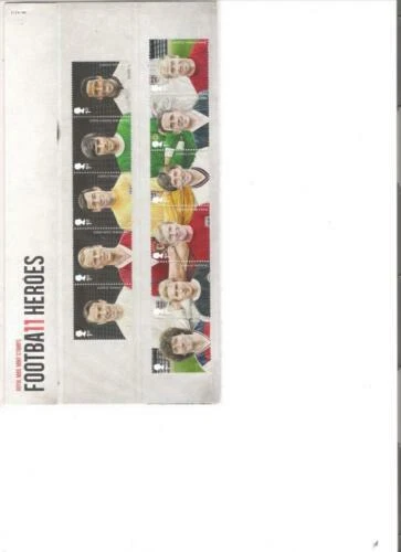 Briefmarken aus Europa mit Fußball-Motiv