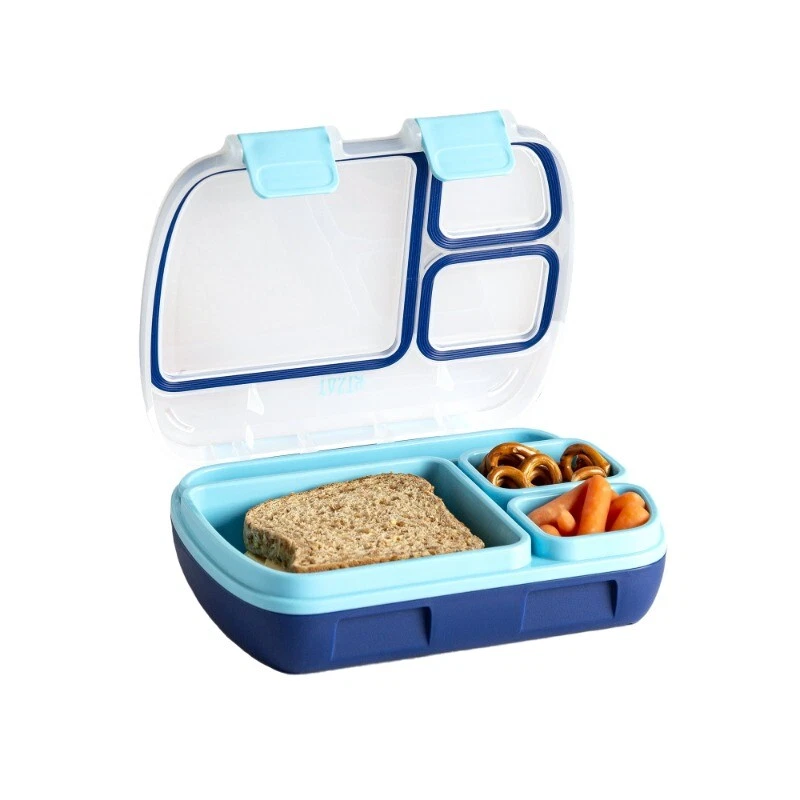Bento Box Lunch Boxes Kids Adults W/ Removable Tray and Handle Portable Storage