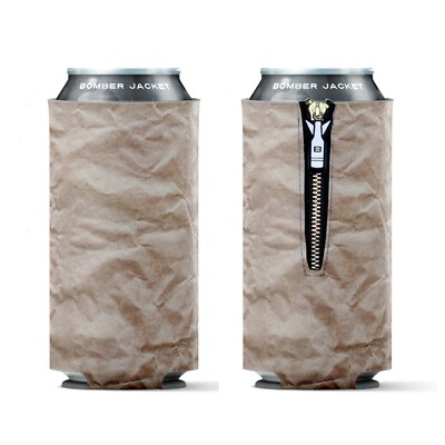 paper bag beer koozie