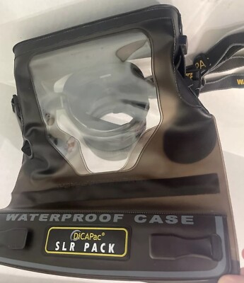 DICAPAC WATERPROOF UNDER WATER Case SLR Pack Black SWIM diving Photo Video Case