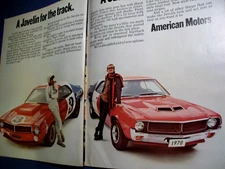 1970 AMC Javelin 2p mid-size-mag car ad -Trans Am "for the track...for the road"