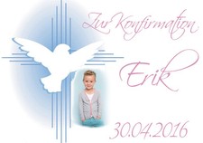  Tortenaufleger Tortendeko  Bilddruck Fototorte Kommunion/Firmung 0231