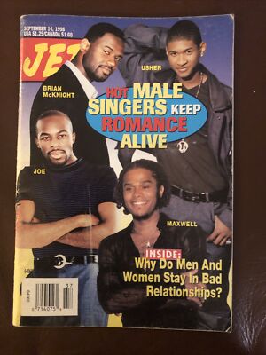 Usher 1998-2008 JET Magazine Lot of 4 R&B Singer / Maxwell / Joe