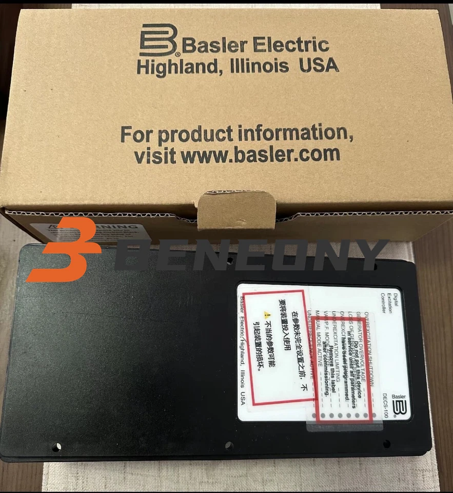 New Basler DECS-100-B15 AVR Automatic Voltage Regulator 1-Year Warranty ! - Image 2 of 3