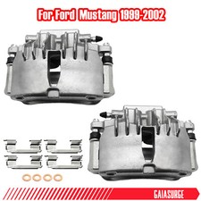 Front Brake Calipers For Ford Mustang 1999 2000 2001 2002 Base Or Gt Models Pair