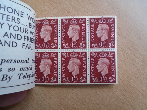 BD23 George VI 1937 5/- Stitched Booklet Edition 18. - Picture 7 of 10
