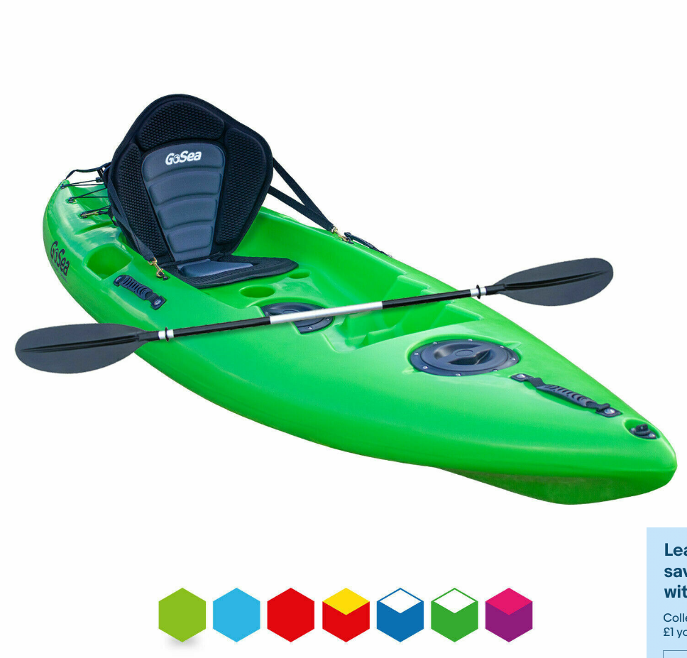Acquista GoSea Sit On Top Kayak Principianti Livello di ingresso Cappelli a  canoa singola Bambino Adulto online a Italy. 194095376999