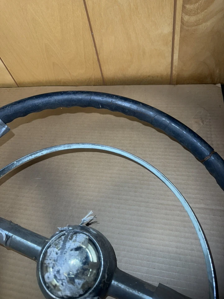 Anillo de bocina del volante Cadillac 1953-1955 Fleetwood Series 60 62 Foto 3 de 4