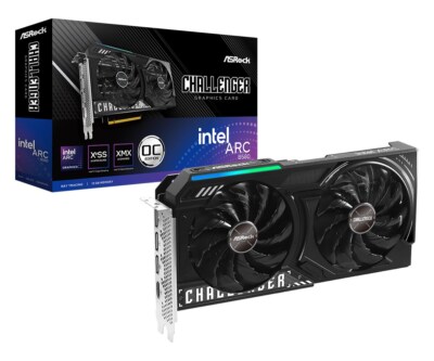 ASROCK Intel Arc B580 Challenger Gaming OC Grafikkarte 12GB GDDR6 1x HDMI 3x DP