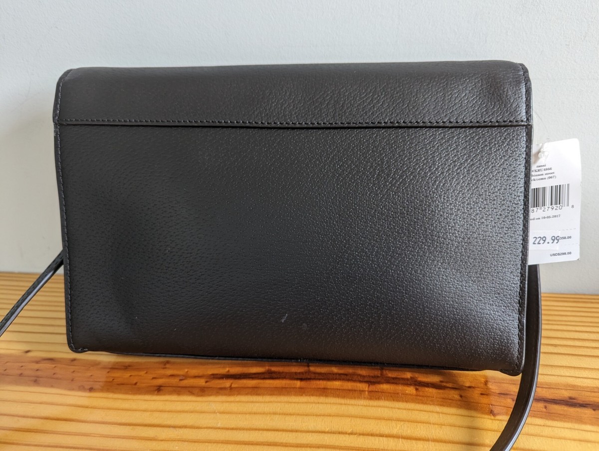 ショルダーバッグ Kate Spade ZANNI Robinson Street NWT Kate Spade Robinson Street Zanni Crossbody Handbag Black/cream