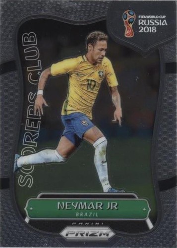 2018 Panini Prizm World Cup Hyper Prizm Neymar Jr Brazil PSA 9
