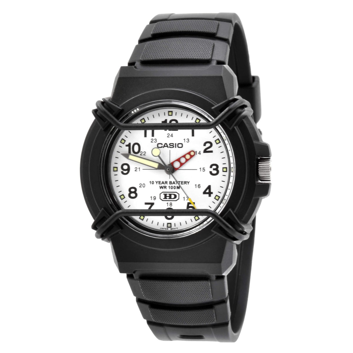 Casio HDA-600-7B Black Resin Case Black Band Watch 79767817299| eBay