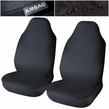 Waterproof Airbag Compatible Front Seat Covers x2 for VW Volkswagen Cady