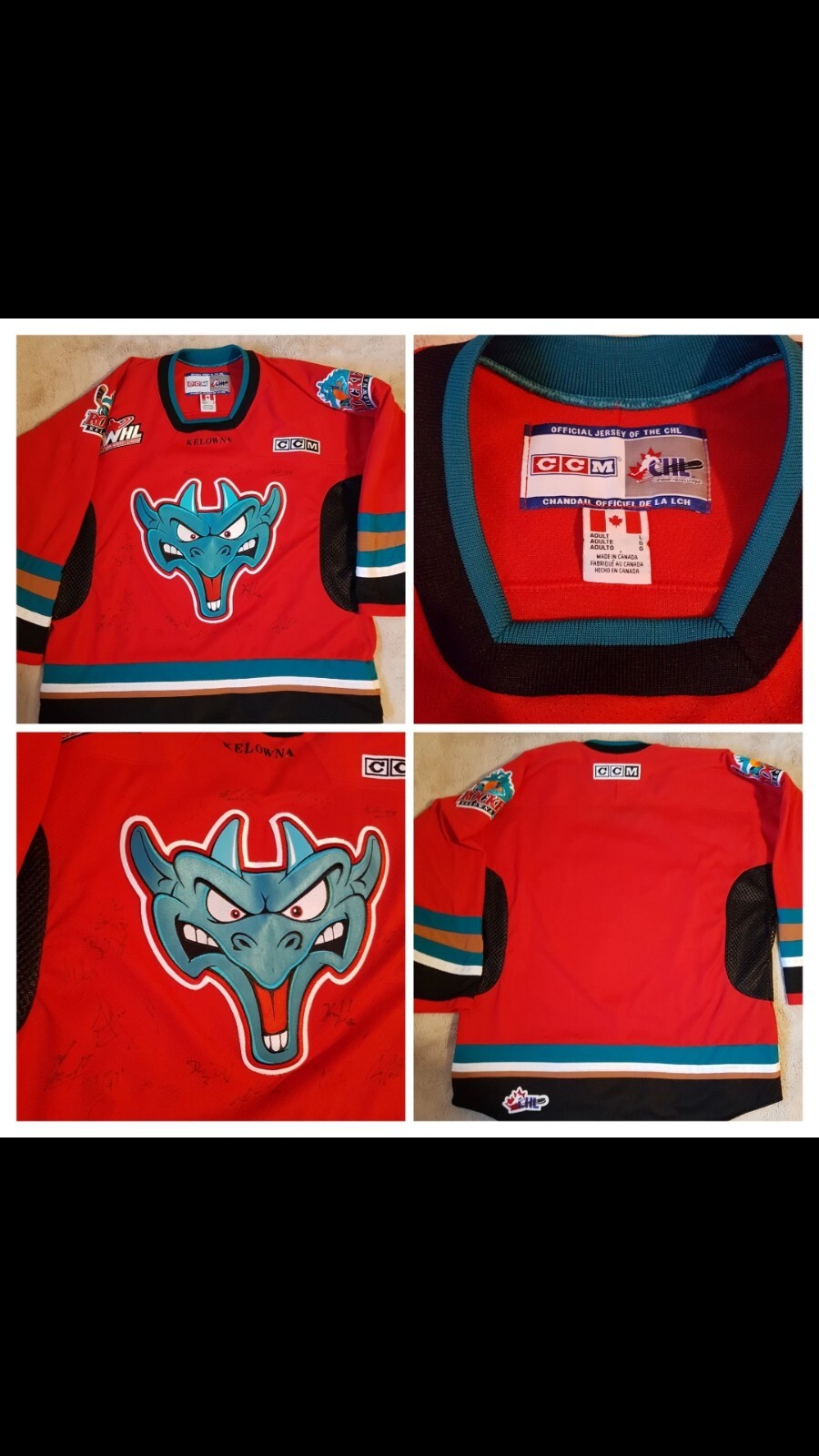 Kelowna Rockets Jersey eBay